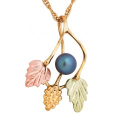 Genuine Black Pearl Pendant  - by Mt Rushmore